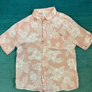Zara Boy’s Pink & White Button Down Shirt
